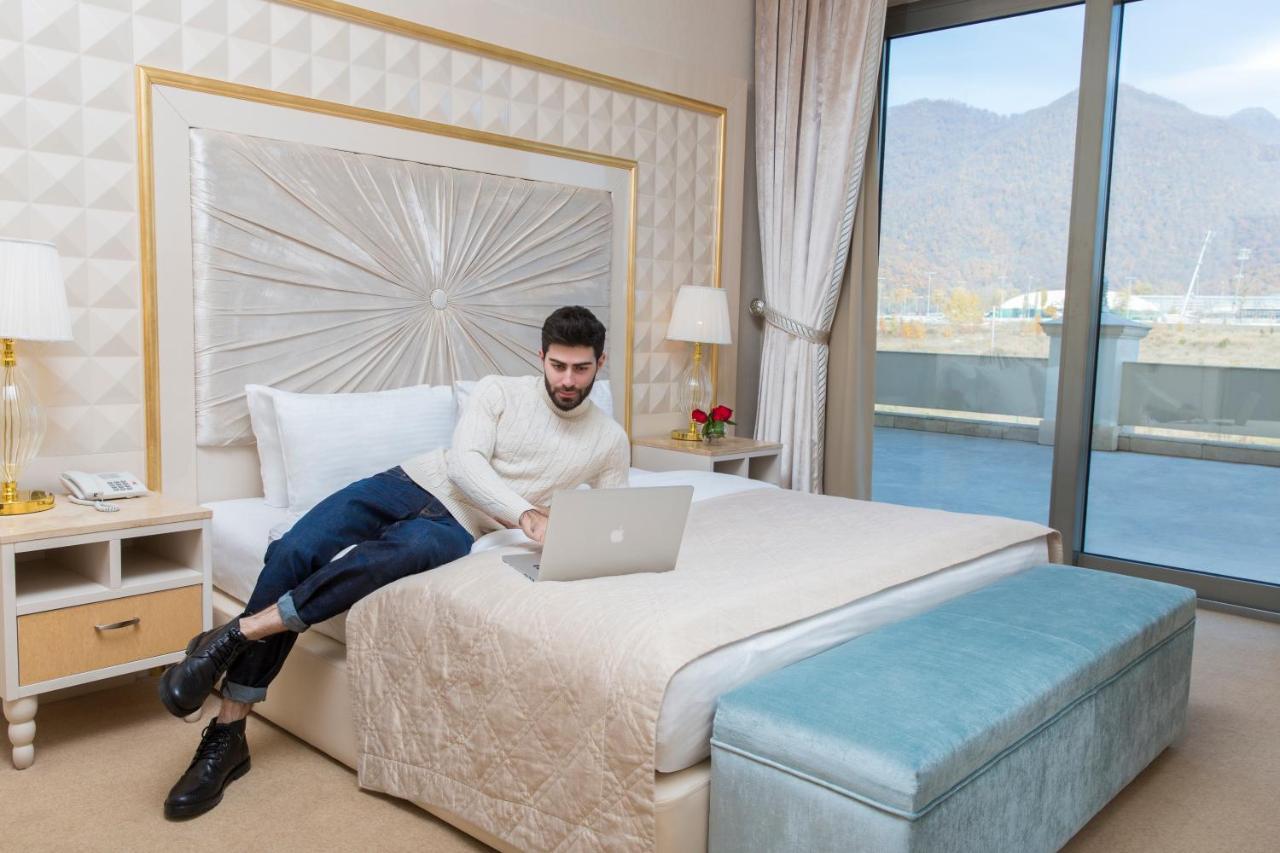 Gabala Garden Hotel Exterior foto A guest at the hotel